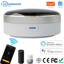 IR Remote Control Smart Wifi Universal Infrared Blaster Smart Home Control for TV AC DVD Fan Works with Alexa Google Home Siri