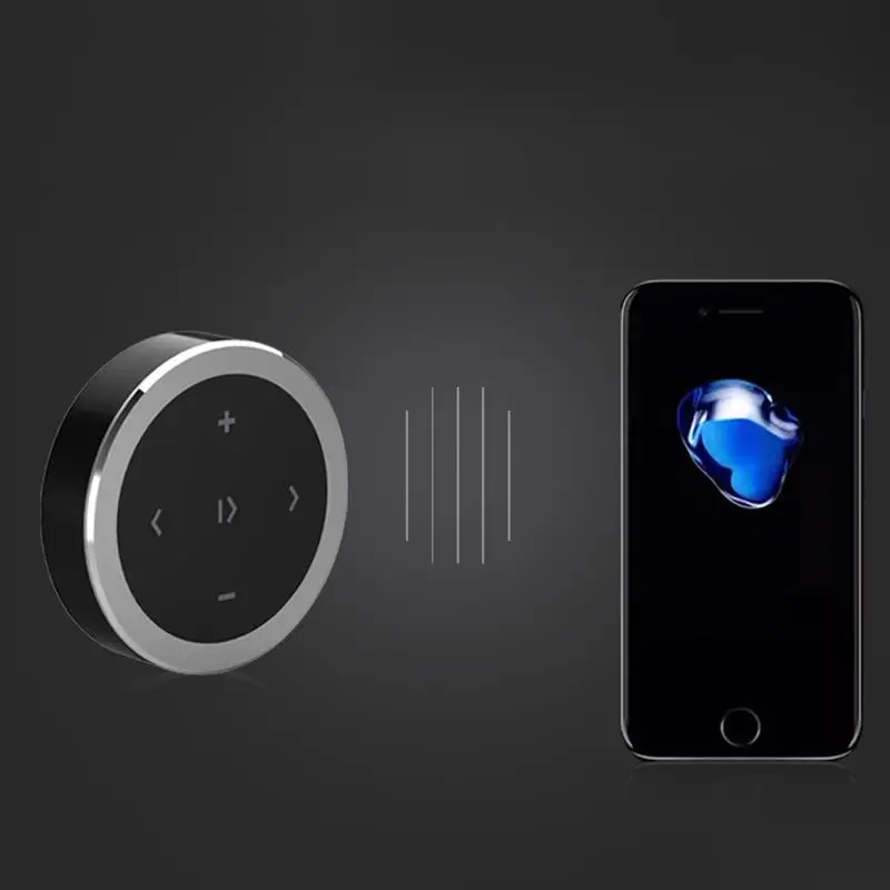 Беспроводной Bluetooth пульт дистанционного управления автомобильный руль мотоцикл велосипед руль медиа кнопка для IOS Android телефон автомобильный комплект