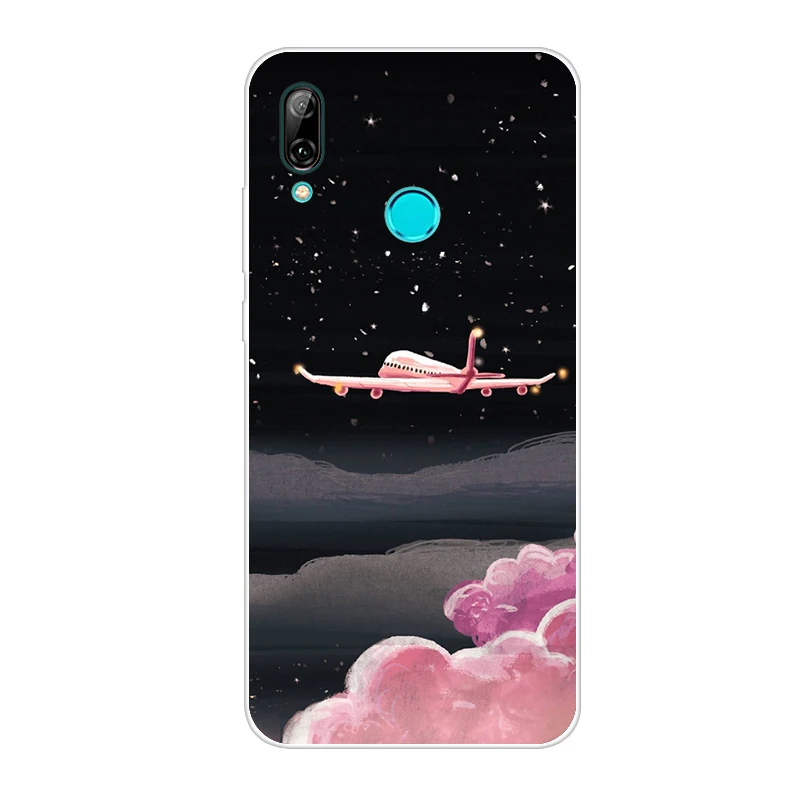 Флуоресцентный желтый Чехол для huawei P Smart, модный силиконовый мягкий чехол для huawei P Smart, Бампер для huawei P Smart - Цвет: Флуоресцентный желтый