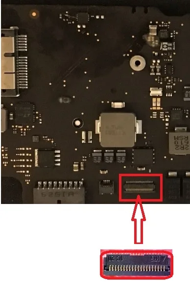 50 шт./лот для macbook air 13 &quot11&quot A1466 A1465 2013 2015 клавиатура Trakpad IPD гибкий разъем