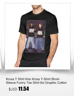 Футболка Kross, футболка Kris Kross, 100 хлопок, короткий рукав, футболка, принт, забавная, Пляжная, мужская, плюс размер, футболка