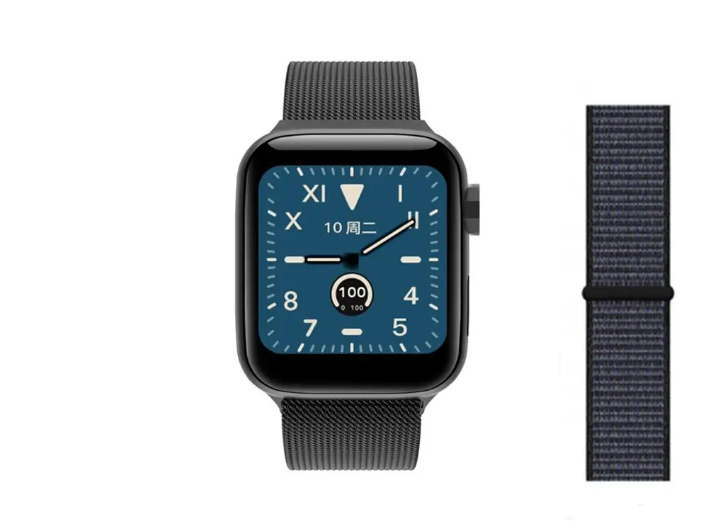 black grey strap Bluetooth 4,0 W68 смарт-браслет 1,5" ips полный сенсорный экран для сердечного ритма телефон умные часы будильник Совместимость для Ios Android часы - Цвет: black grey strap
