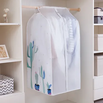

Dress Clothes Suit Coat Dust Cover Clothes Hanging Garment Home Storage Bag Pouch Case Organizer Wardrobe Hanging Clothing Bag
