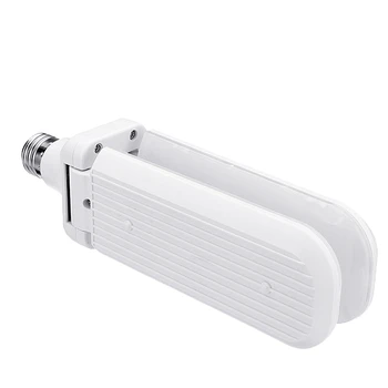 

CLAITE AC85-265V E27 30W Two-leaf Adjustable Foldable Fan Blade 152LED Indoor Ceiling Lamp Light Bulb Energy Saving Lights CE