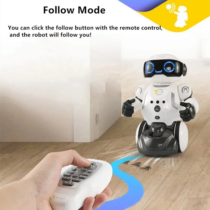 Smart Sweeping RC Programming Robot Singing And Dancing Gesture Sensing Follow Mode Early Education Remote Control Robot Toy 3