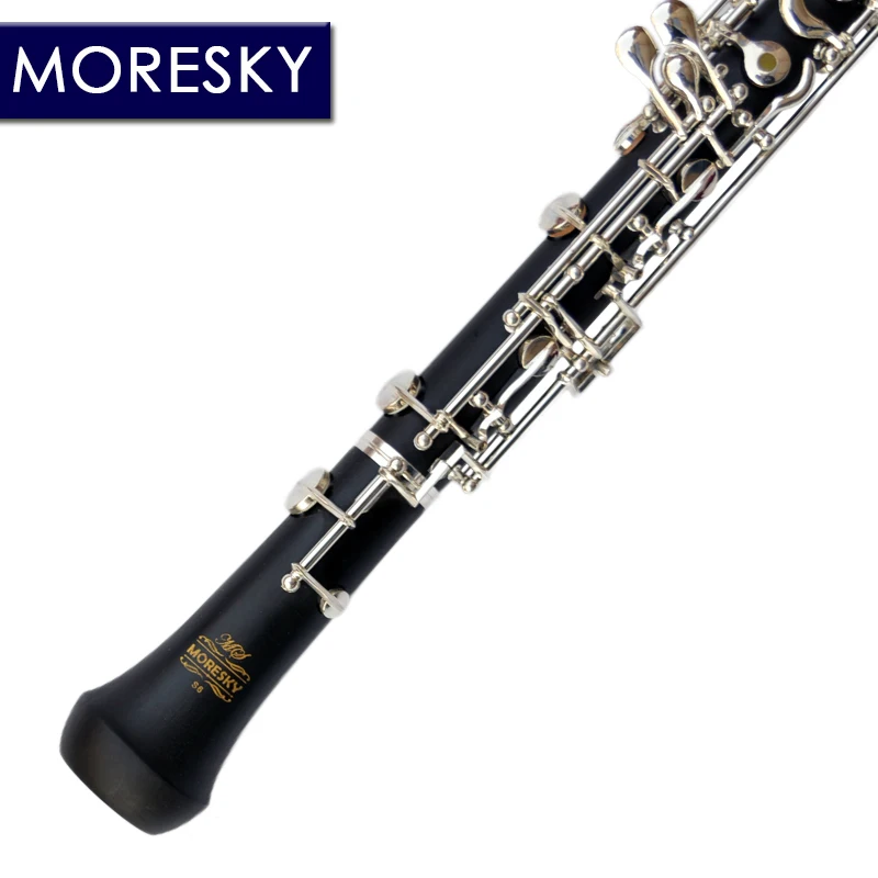 MORESKY Professional C Key Oboe Semi-automatic Style Cupronickel Plated Silver Fully automatic Oboe S6