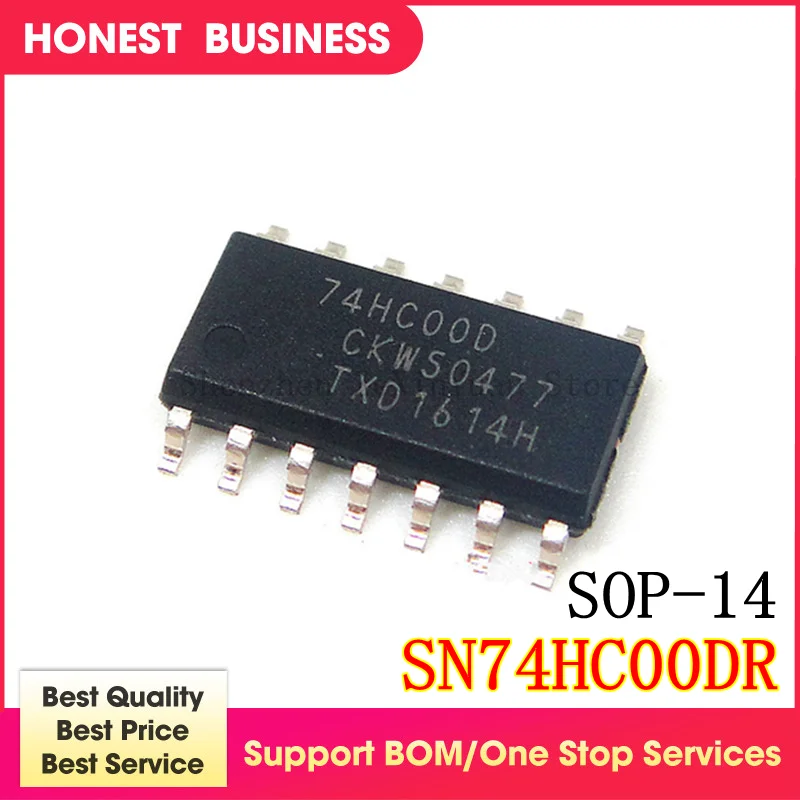100 шт./лот 74HC00D SN74HC00DR SOP-14 четыре два входа NAND gate логический чип лучшего качества |