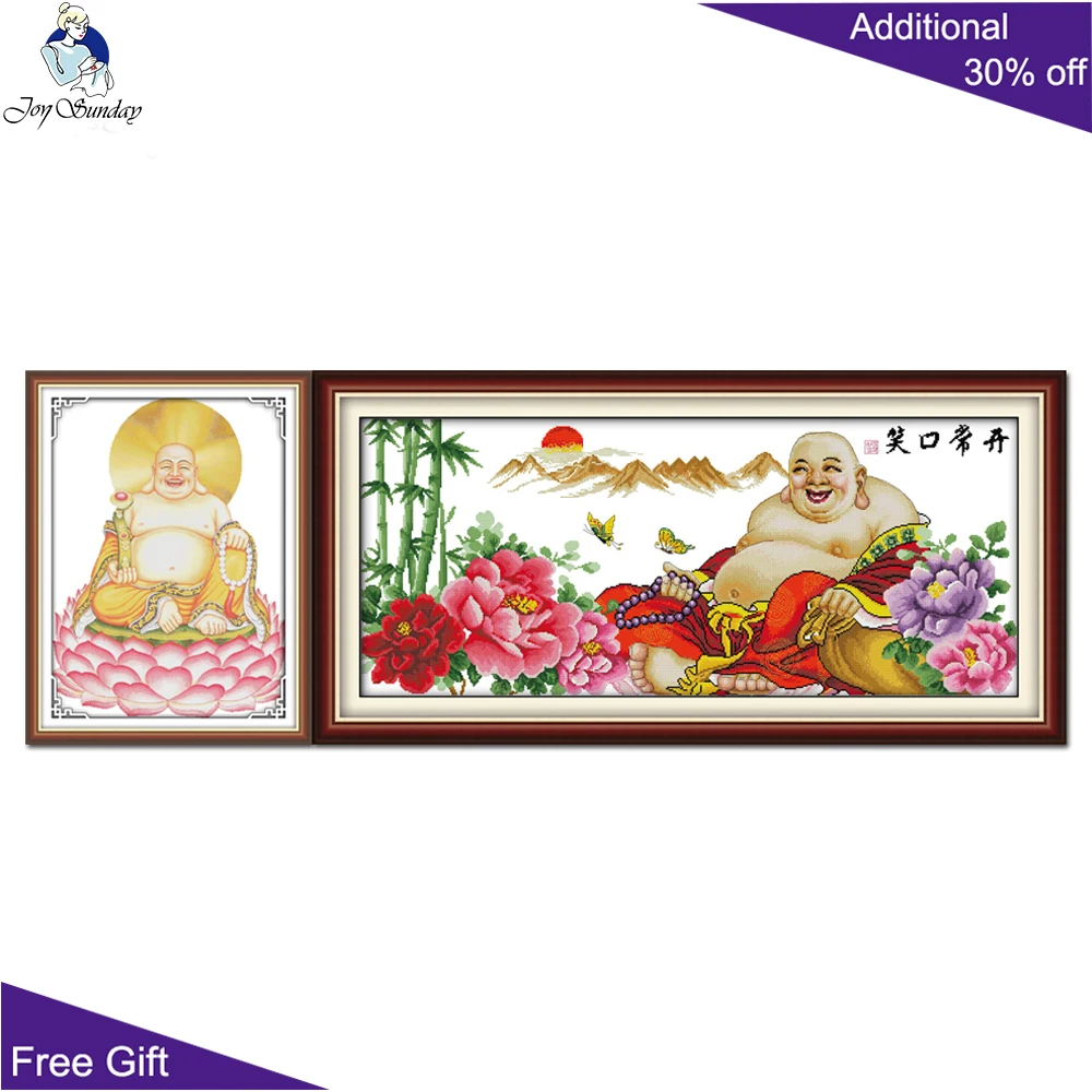 Joy Sunday Buddha Home Decoration R024 (1) (2) все время улыбаясь Maitreya Wealth Honur китайские наборы для