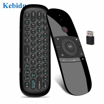 

W1 Wireless Keyboard Remote Control Keyboard 2.4G Fly Air Mouse Raspberry For Android Smart Tv Box Russian English Version