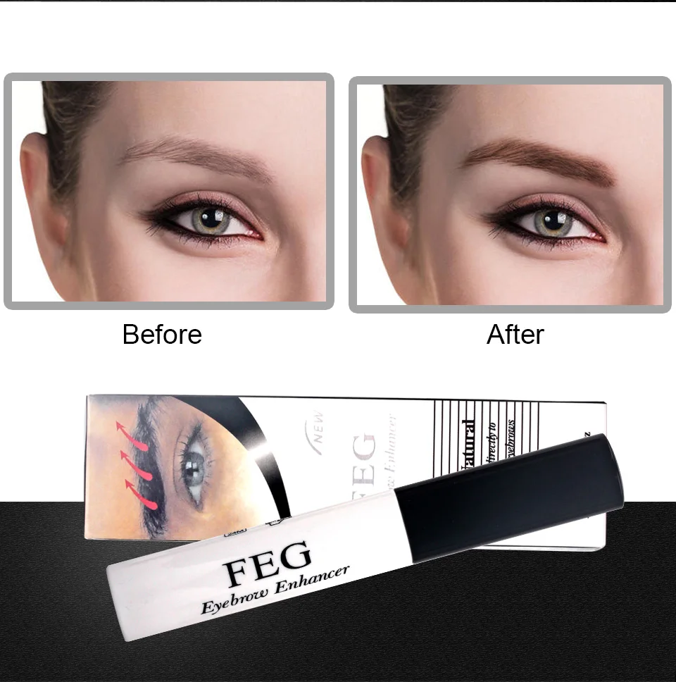 FEG Eyelash Growth Serum100% Original Eyelash Treatment Serum Natural Medicine Eyelash Growth Enhancer Lengthening Longer makeup