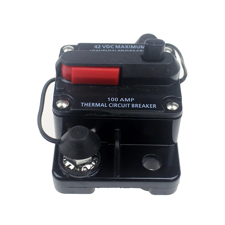 Interruttore Automatico Per Doppia Batteria Con Riarmo Manuale Fusibile Impermeabile Ip67 12v 24v 80a 82831094 - Foto 5