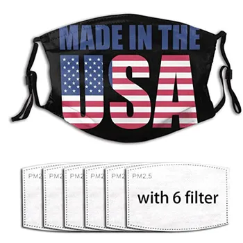 

1PC Scarf Face masks+ 6filters Scarf Face masks Lattice Print Mouth-macks Reusable washable mascarilla Mouth Cover Face-mack