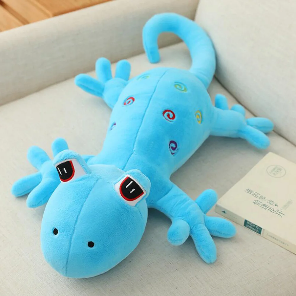 Simulation Animal Gecko Doll Children Birthday Christmas Stuffed Plush Toys Sleeping Pillow