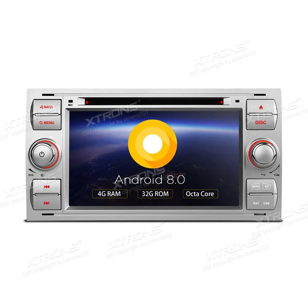 XTRONS 7 "Android 8 0 Octa кор автомобильный DVD плеер gps 4G для FORD S Max 2006 2007 2008 2009 2010 Kuga Fusion Transit