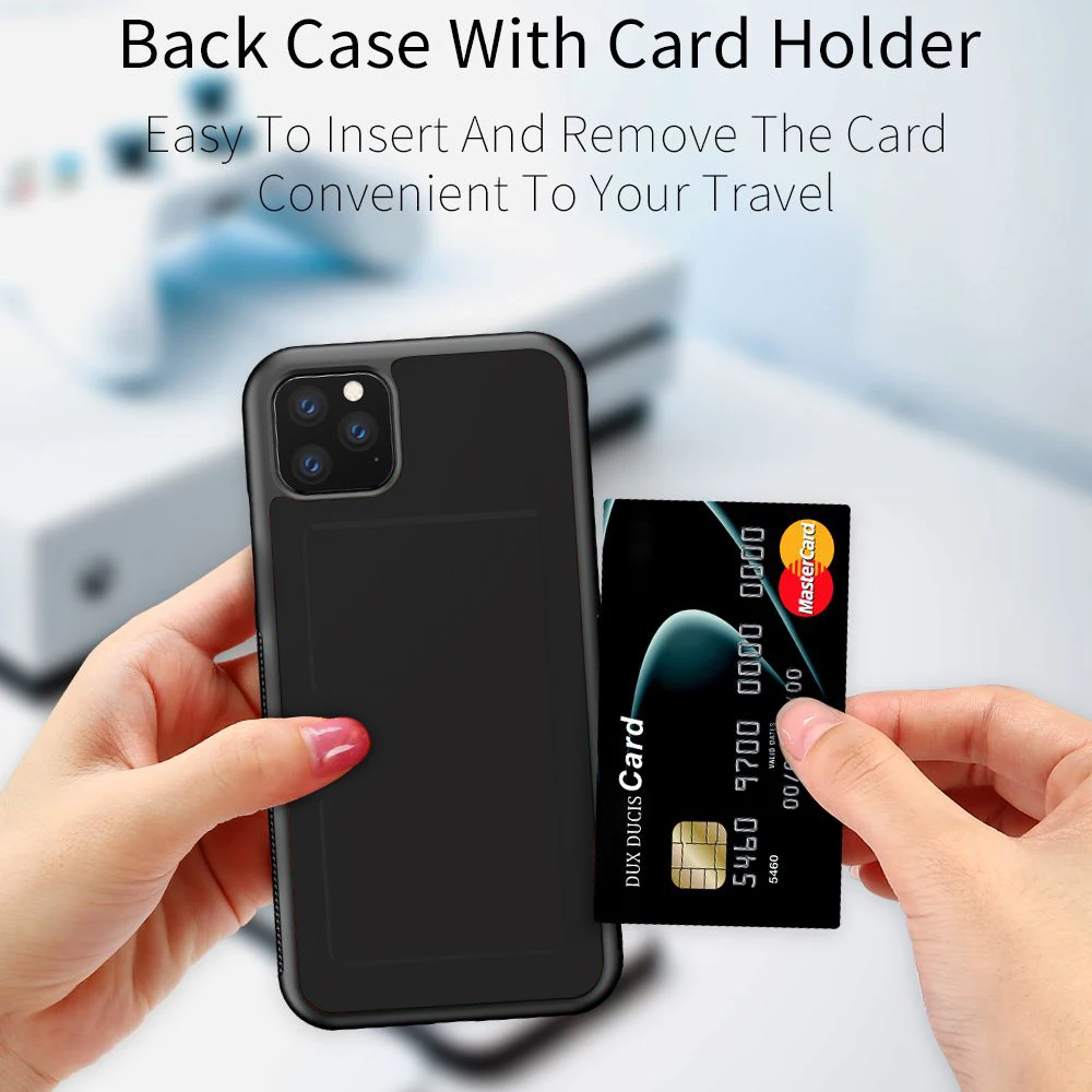 LLZ.COQUE кожаный бумажник держатель для карт чехол телефона Iphone 11 Pro Xr XS MAX X 5 5S SE 6 6S Plus