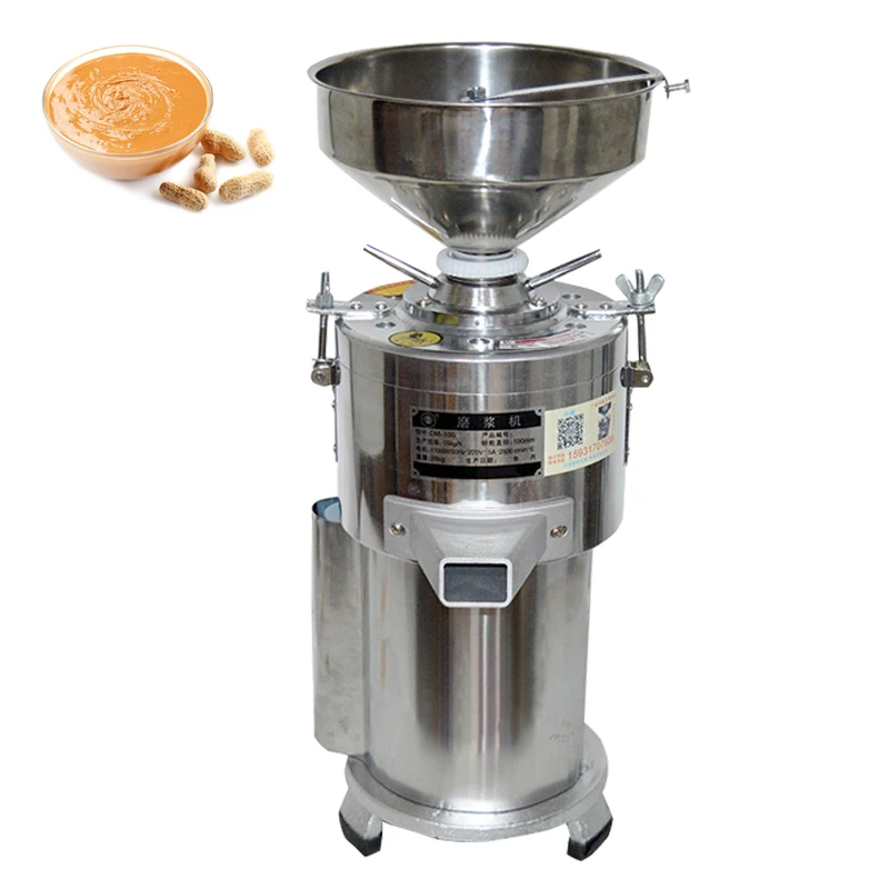 

Commercial Peanut Sauce Grinder Sesame Colloid Peanut Butter Maker Soybean Grinding Machine Coating Grinding Machine