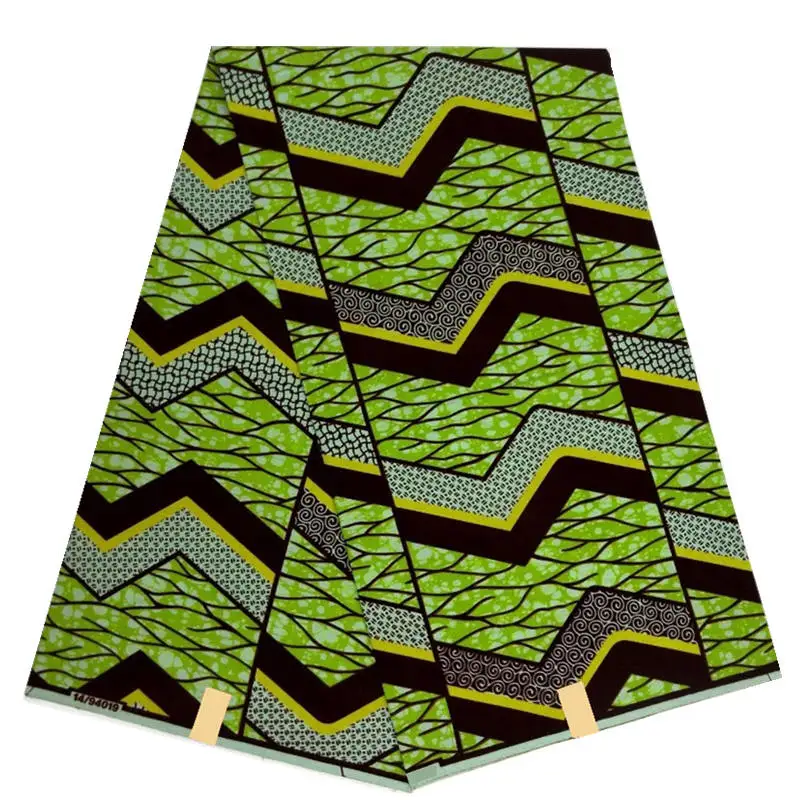 12 ESEWING Высококачественная африканская восковая ткань с принтом хлопок Анкара швейный материал для платья Анкара восковая ткань с принтом 6 ярдов - Цвет: 12