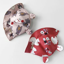 Новинка года, летняя детская шапочка-ведро, милая шапочка для малыша с героями мультфильма, Солнцезащитная шляпа, уличная пляжная Детская кепка, шляпы с полями, Детские кепки от солнца для мальчиков и девочек