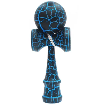 

Wooden Toy Outdoor Sports Kendama Toy Ball Children and Adults Outdoor Ball Sports Crack Beech Wood Colorful Design Black and Bl