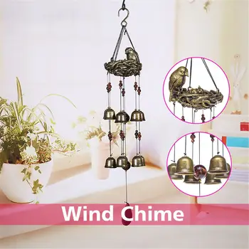 

Wind Chimes Antirust Bell Outdoor Living Wind Chimes Yard Garden Copper Outdoor Decorations Birthday Gifts Hanging Decorat