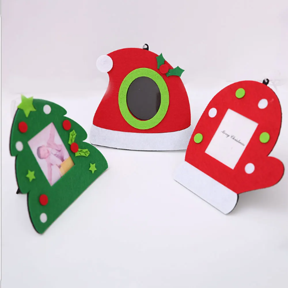 Fashion Latex Christmas Photo Frame Album Tree Ornaments Table Decorations