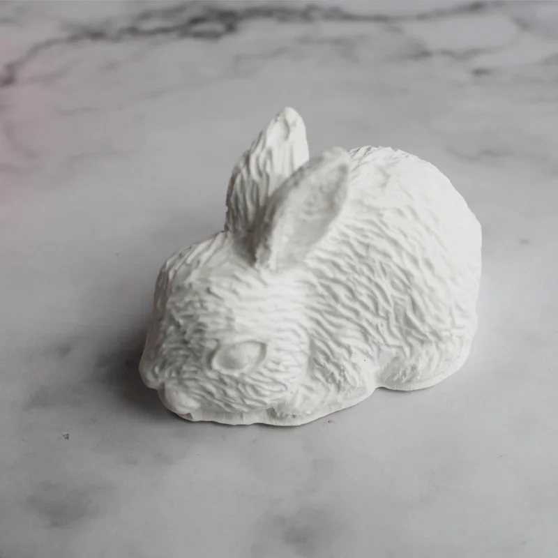 3D Кролик Силиконовый Форма Торт Шоколад Конфеты помадка свечи мыло формы желе глина Свадебные украшения DIY инструмент для выпечки