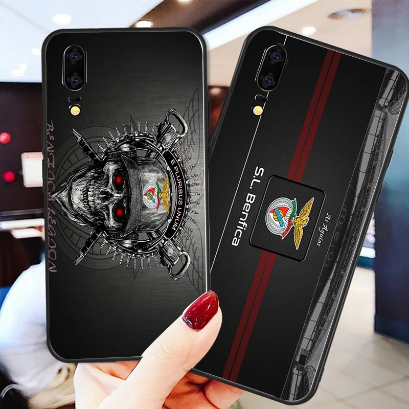 Чехол для телефона Benfica FC чехол Huawei P8 P9 P10 P20 P30 Pro черный мягкий из ТПУ Honor 8 9 20 V10 Y5 Y6 Y9