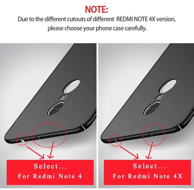 Для Xiaomi Redmi Note 4x Чехол Msvii тонкий матовый чехол для Xiaomi Redmi Note 4 Чехол Xaomi PC чехол для Redmi Note4X чехол s