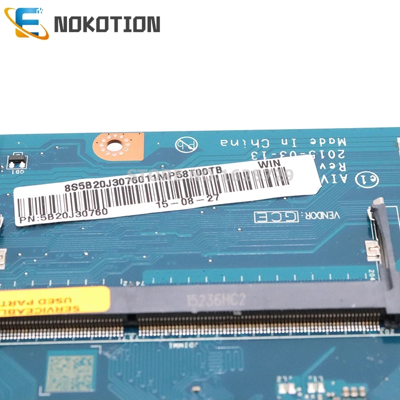 NOKOTION AIVP1/AIVP2 LA-C771P Laptop motherboard