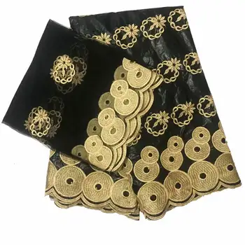 

2020 New arrival african bazin riche fabric with beads cord lace fabric guinea brocade fabric for wedding ! WX20826