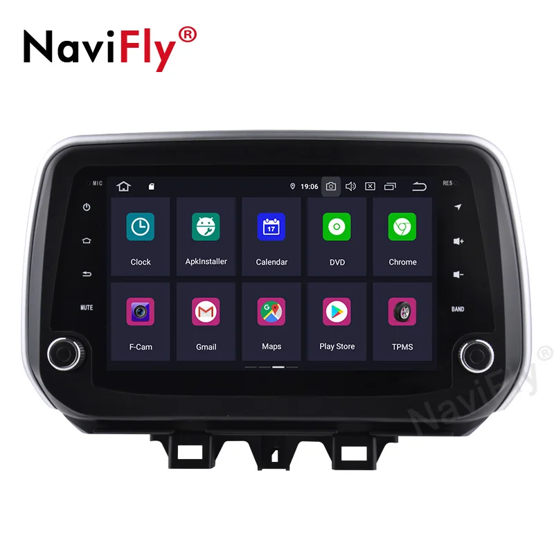 Top NaviFly Car multimedia player for Hyundai New Tucson IX35 2018 2019 car Radio GPS Navigation Stereo Android 9.0 2GB/4GB WIFI RDS 3