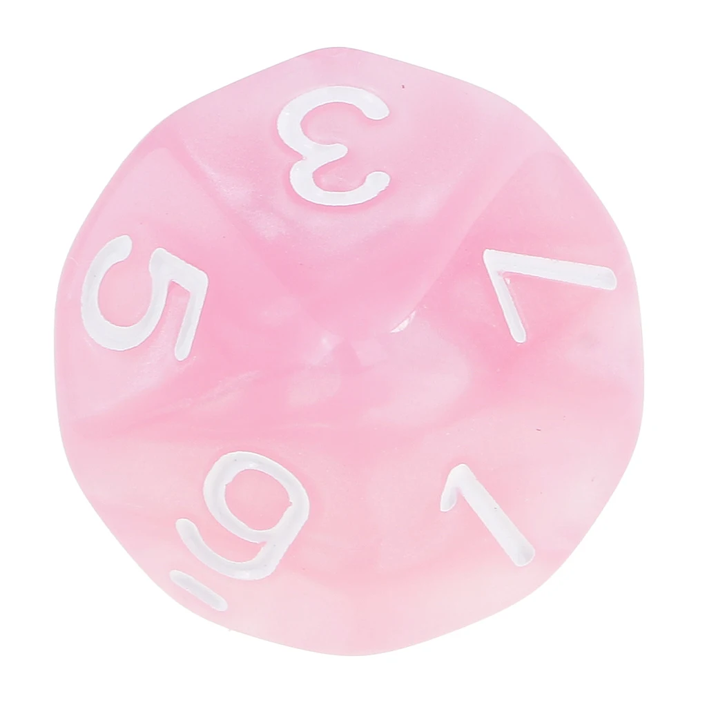 10PCS D10 Polyhedral Dice 10 Sided Dice for Dungeons and Dragons Table Game Board Game Dice Party Gambling Dices 