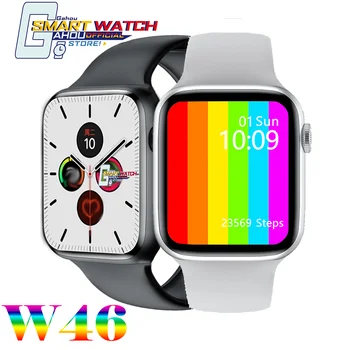 

W46 Smart Watch 2020 ECG Men Smart Watch W46 Fitness Tarcker Smart Watches for Ios Android PK IWO 12 W26 X6 T500 Haylou Amazfit