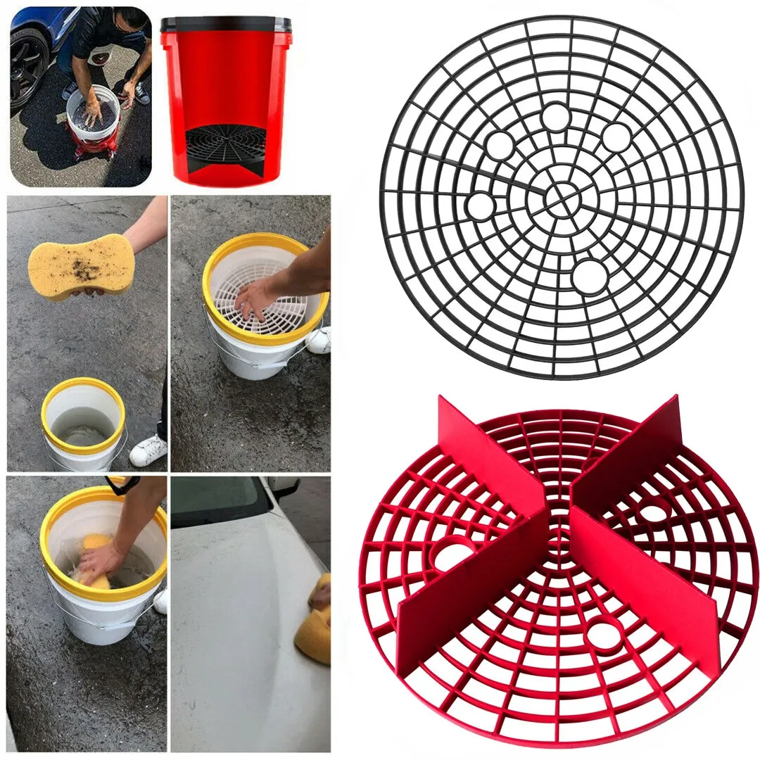 

Car Wash Grit Guard Insert Washboard Water Bucket Filter Anti Scratch Dirt Filte Sponge Kit Diameter 23 cm