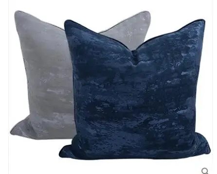 

Современная простая однотонная наволочка для дивана, желтая и синяя классическая простая защита талии, Мягкая Наволочка для кровати, для гостиной