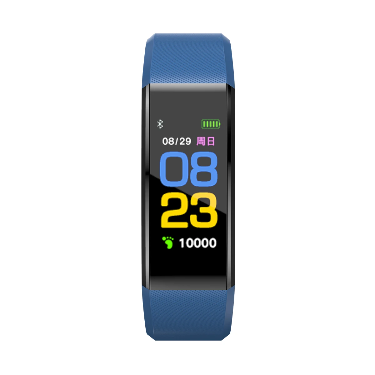 Цифровые часы для женщин монитор сердечного ритма спортивные часы для Ios Android будильник Relojes Para Mujer Ins/Twitter/Facebook - Цвет: Blue