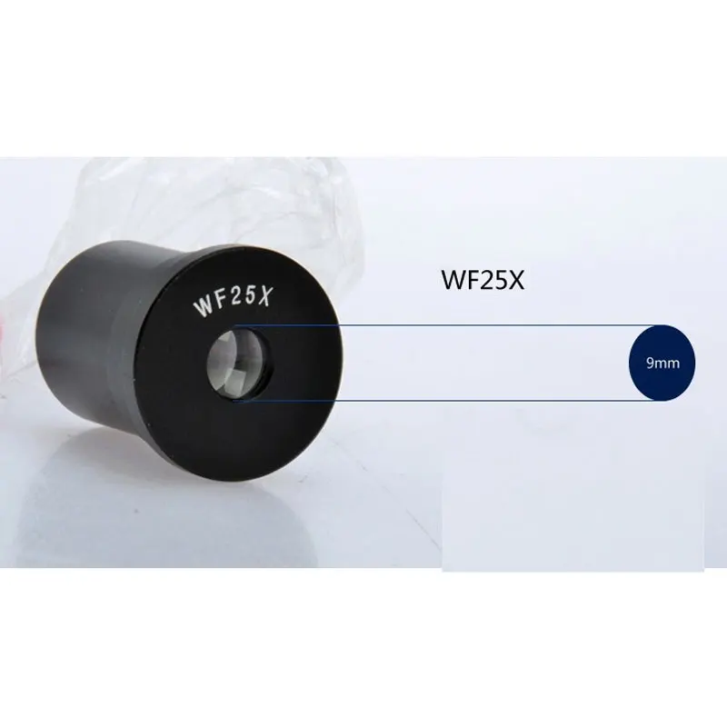 1 шт. Биологический микроскоп WF25X широкоугольный окуляр с монтажным размером 23 2