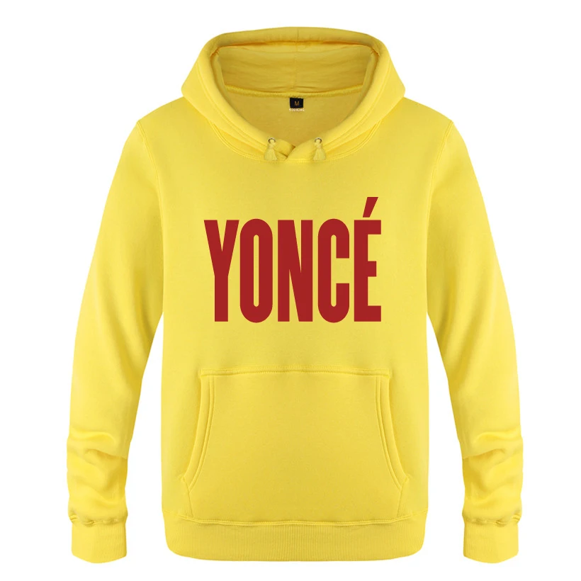 YONCE BEYONCE JAYZ Music толстовки мужские мужские пуловеры флисовые толстовки с капюшоном - Цвет: HUAY HOT