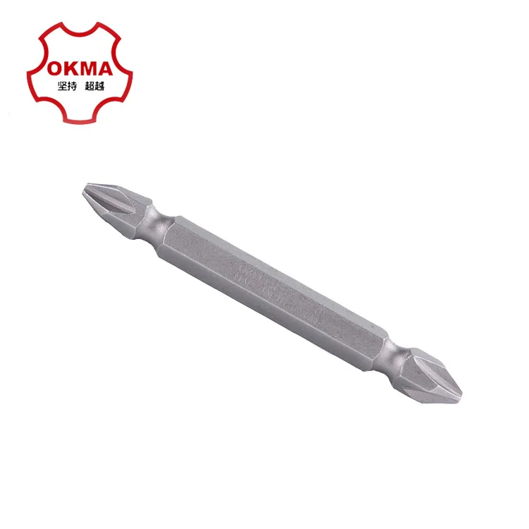 

Okma Manufacturers Direct Selling Electric Accessories S2 Taiwan Strong Magnetic Wind Approved Bit Double Headed Cross Series 65