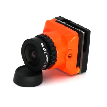 

Upgraded HD 1500TVL CCD 2.1Mm Wide Angle OSD FPV Camera PAL/NTSC Switchable for RC Quadcopter Model Racing Drone-Orange