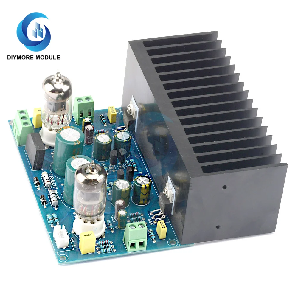 Vacuum Tube Amplifier Board 25W 6J1+LM1875 Electronic Valve Amplifiers AC18v DIY Kit Finished Prodcut For Preamp | Электронные