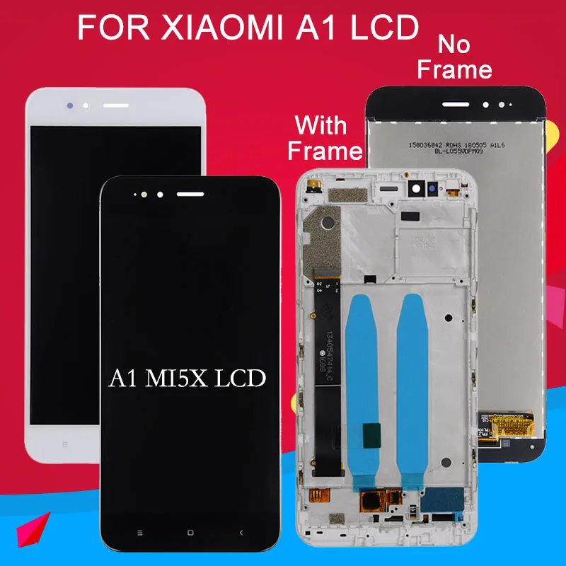 

Dinamico mi 5x lcd For Xiaomi mi A1 display With Touch Screen Digitizer Assembly Replacement Free Shipping+Tools