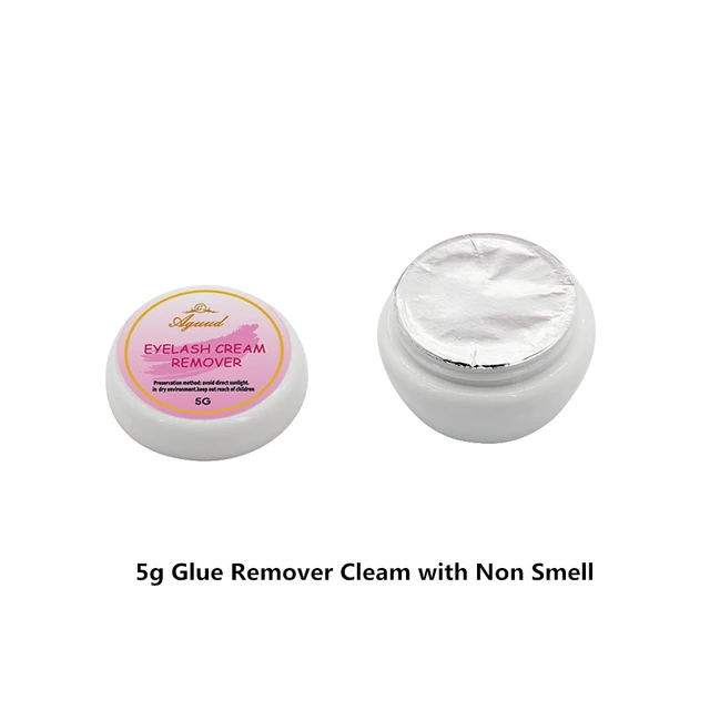 AGUUD 5/10g Lash Remover Cream Eyelash Extension Remover Glue Adhesive Gel Remover Cream Eye Lashes Make Up Remover Cream non smell 5g