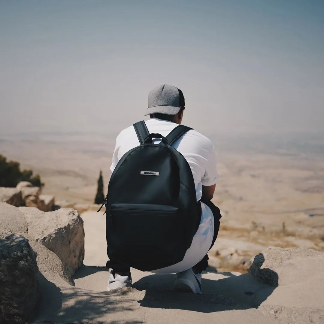 Street Trend Brand Men Leather Backpack Large Capacity School Bag Fashion Waterproof Travel Bag