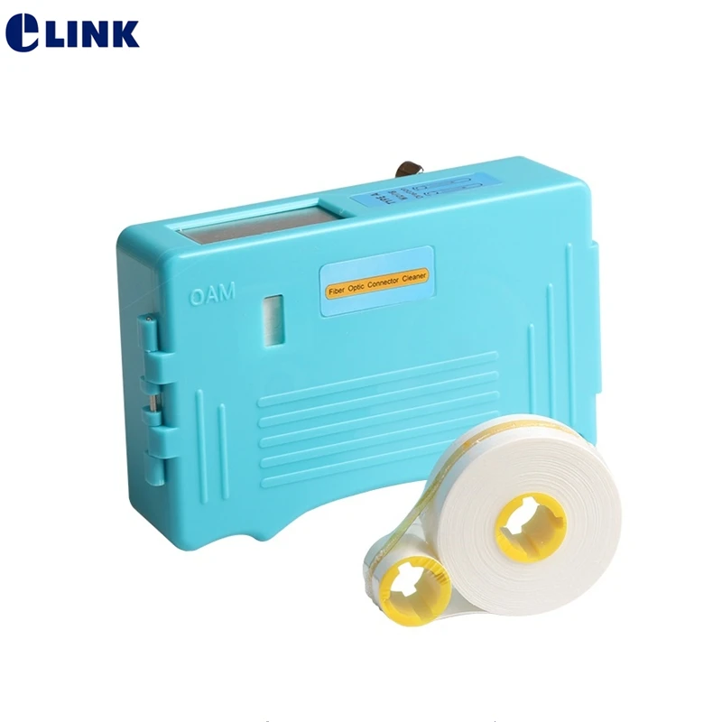 OAM Fiber Optical Cleaner, Cassette Tape for Connector End Face, 500 + Time Life Time, Free Shipping, USA, Cleaning Box scrubbe