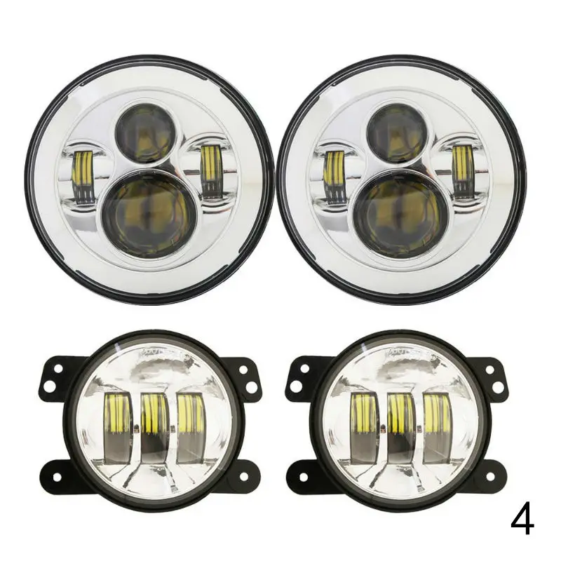 7inch LED headlight and 4inch LED fog light8004