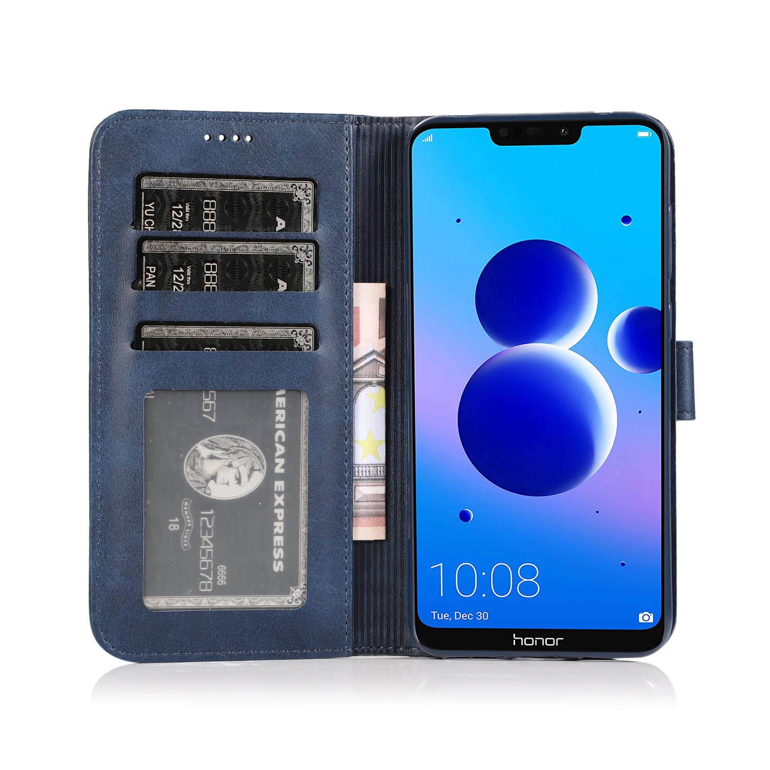 Кожаный чехол-бумажник с откидной крышкой для huawei Nova 3 3i 4 5i P20 Lite, Модный Роскошный чехол для телефона в винтажном стиле, Силиконовая защита