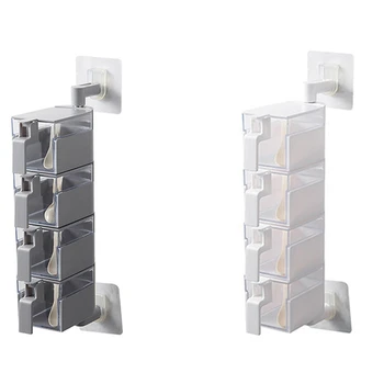 

Rotatable Spices Storager Wall Hanging Kitchen Tools Condiment Box