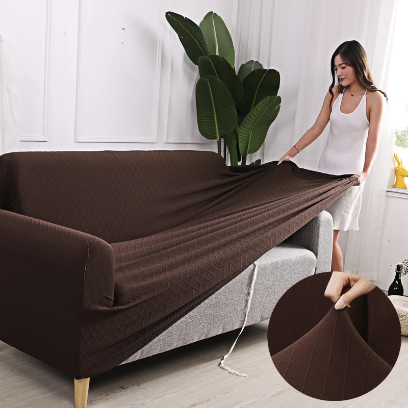 

Stretch Slipcovers Sectional Elastic Stretch Sofa Cover for Living Room Couch Cover 1/2/3/4 Seater Non-slip Armchair Cover
