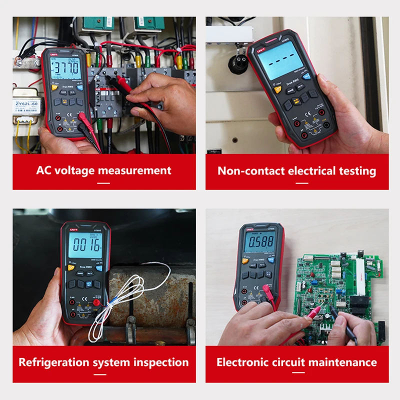 UNI-T Digital Smart Multimeter UT60S UT60BT 1000V AC DC Voltmeter Ammeter True RMS Frequency Meter Capacitor Temperature Tester